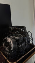Black Chrome ‘CD’ Belt
